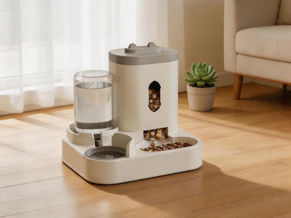 Smart Pet Feeder & Water Fountain for Cats & Dogs